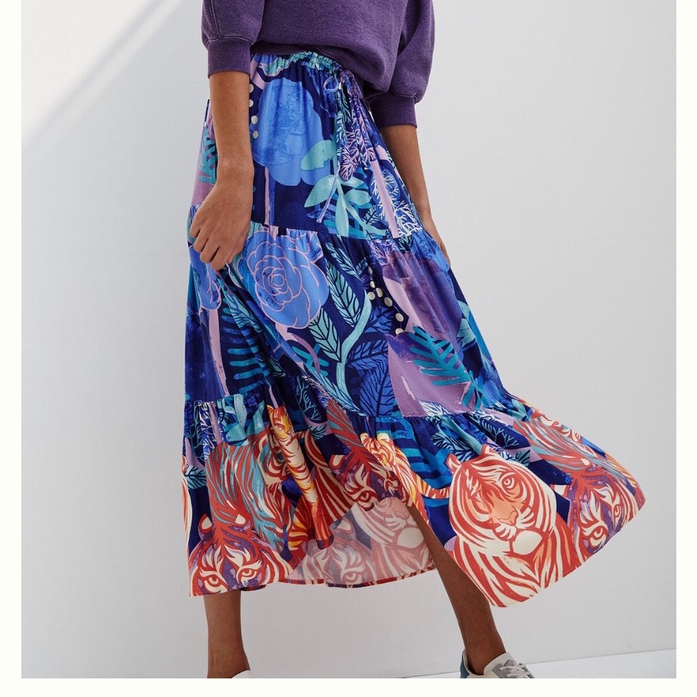 NWT Anthropologie Cecilia Peterson Maxi Skirt